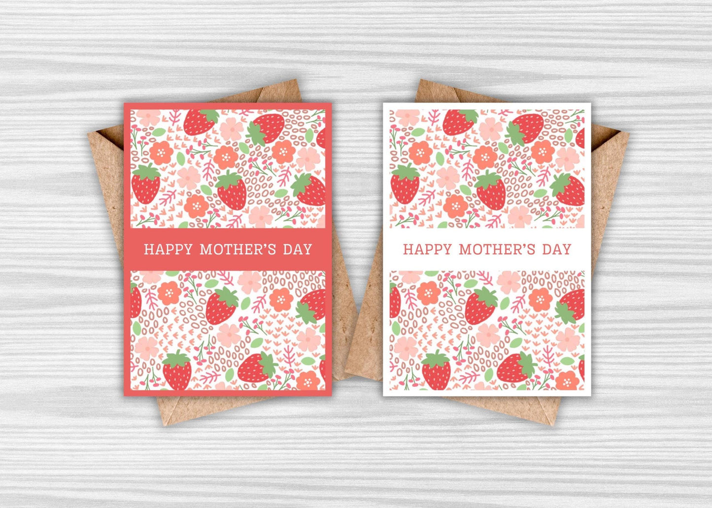 Strawberry Field Mother's Day Card (Digital Download)