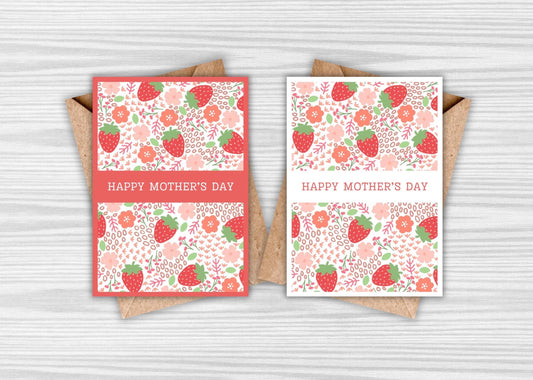 Strawberry Field Mother's Day Card (Digital Download)
