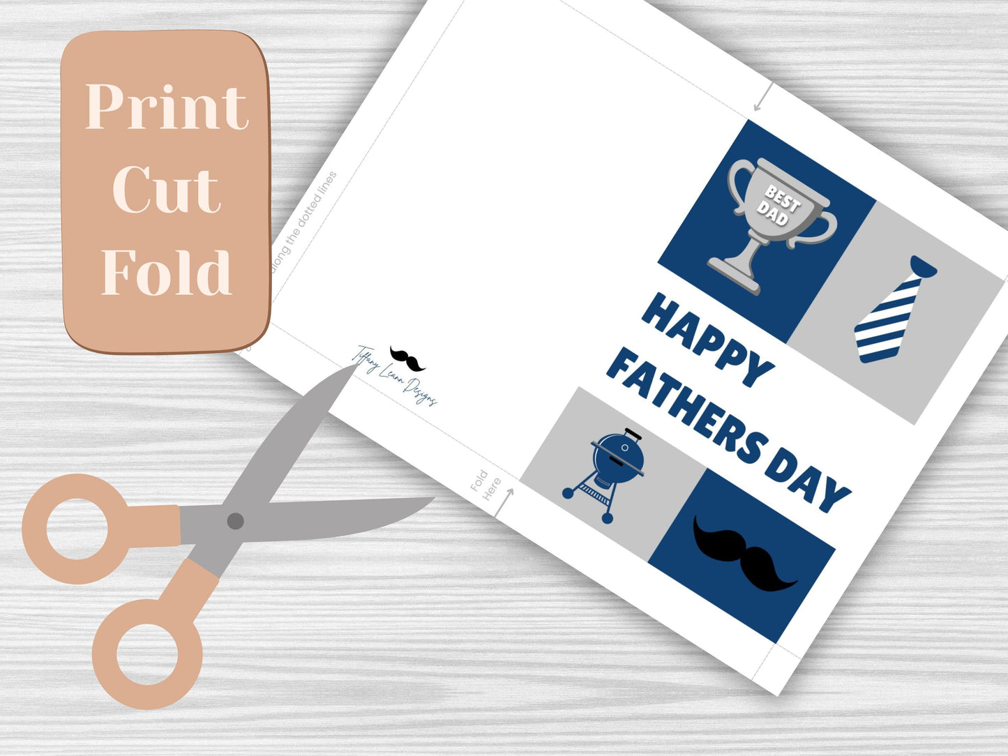 Printable Father's Day Card (Digital Download)