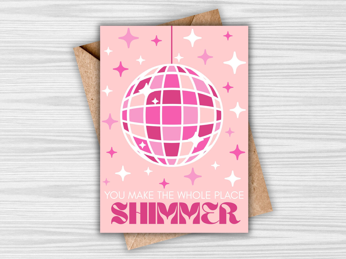 Mirrorball Birthday Card (Digital Download)