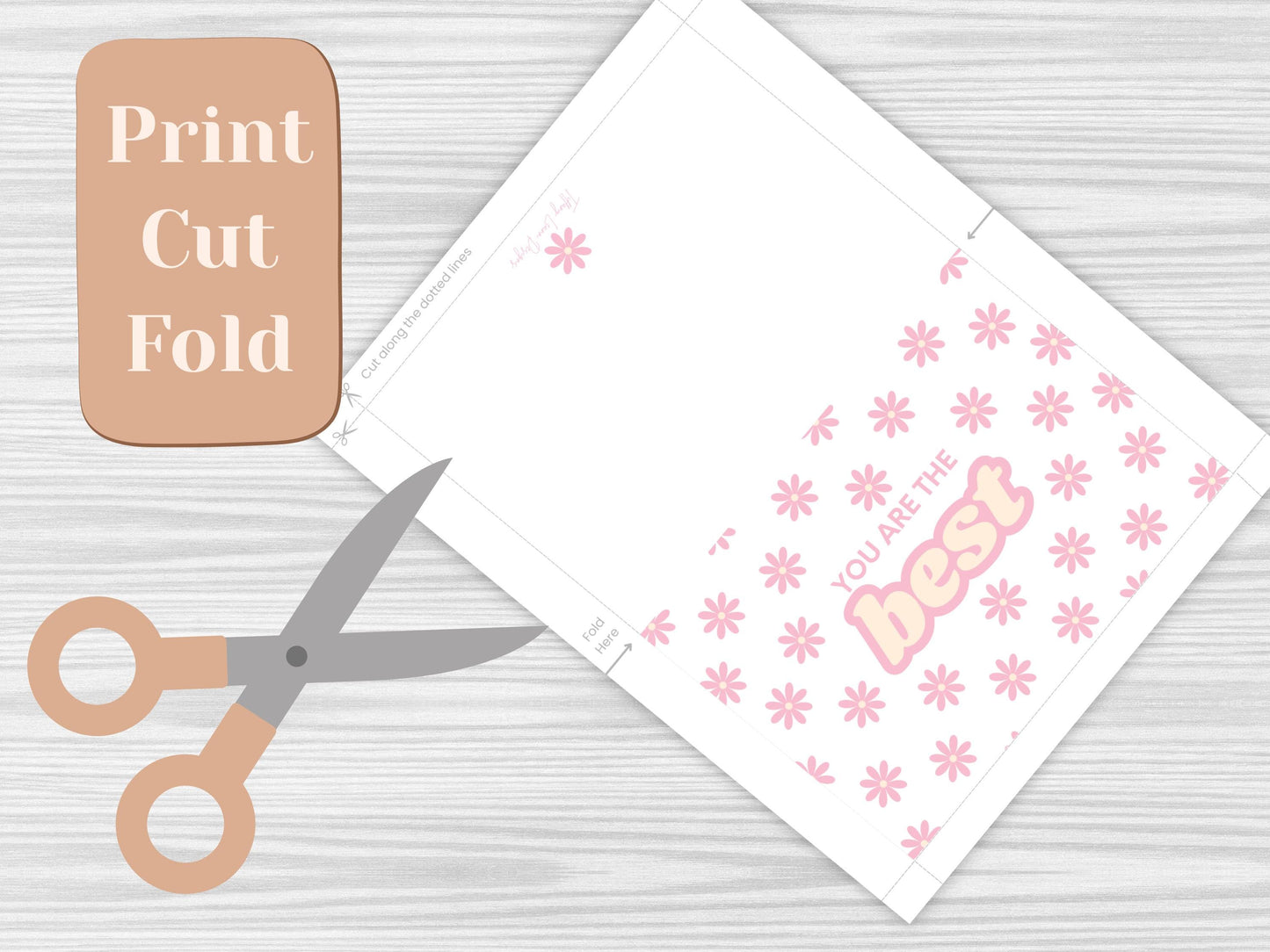 Printable Thank You Card (Digital Download)