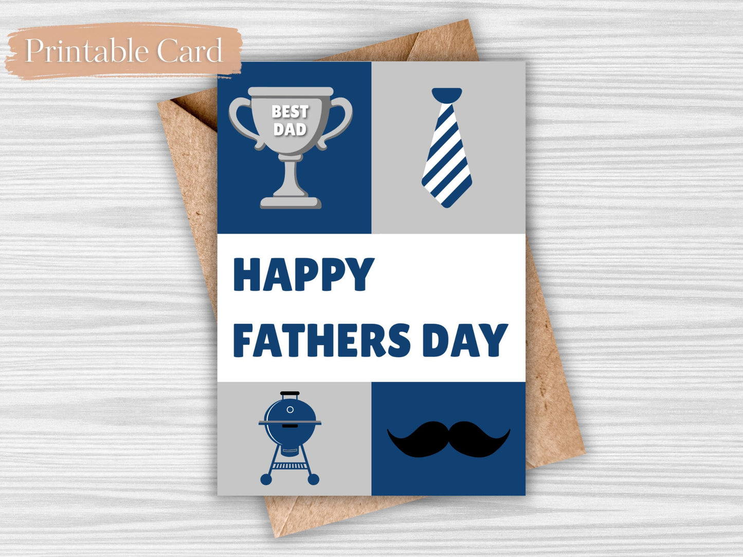 Printable Father's Day Card (Digital Download)