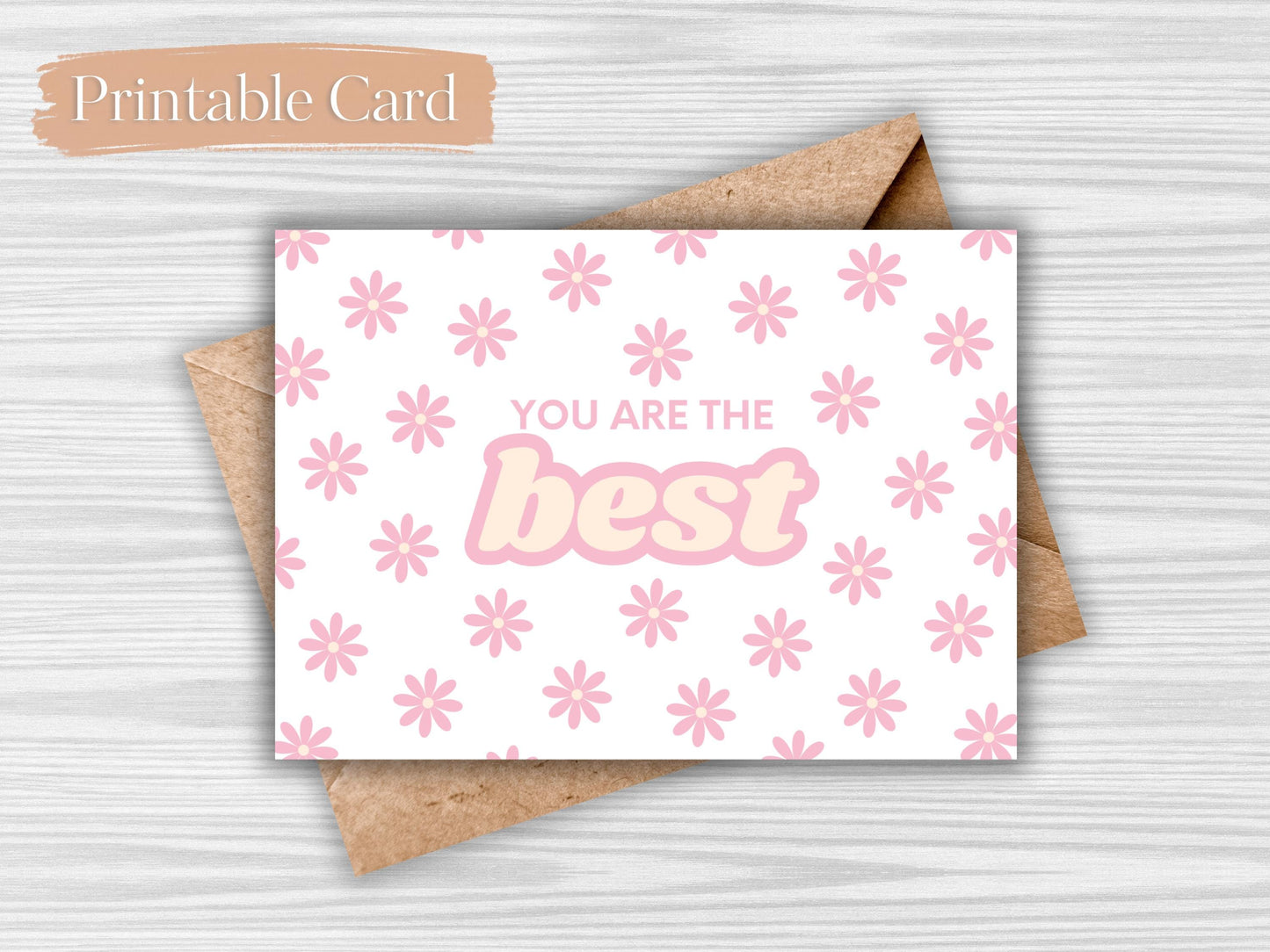 Printable Thank You Card (Digital Download)