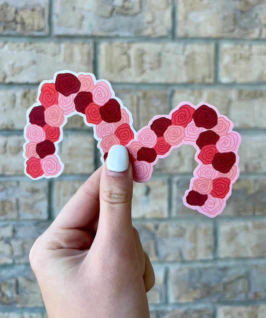 Rose Rainbow Sticker